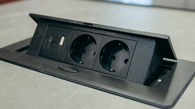 Built-in plugboard